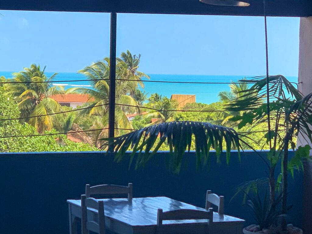 Terraço do Pecém Hotel com vista para o mar